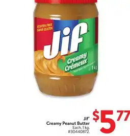 Walmart Jif Creamy Peanut Butter offer