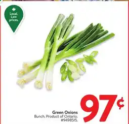 Walmart Green Onions offer