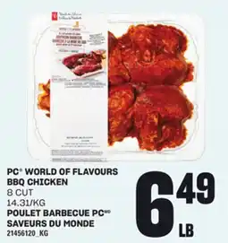 Independent Grocer PC WORLD OF FLAVOURS BBQ CHICKEN, 8 CUT offer