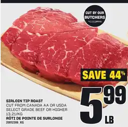 Independent Grocer SIRLOIN TIP ROAST offer