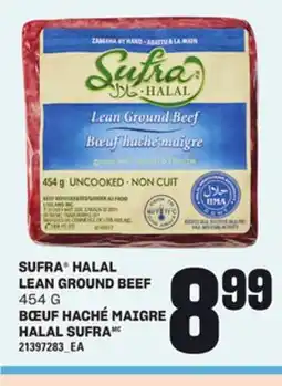 Independent Grocer SUFRA HALAL LEAN GROUND BEEF, 454 G offer
