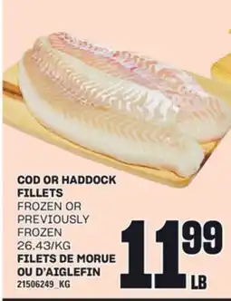 Independent Grocer COD OR HADDOCK FILLETS offer