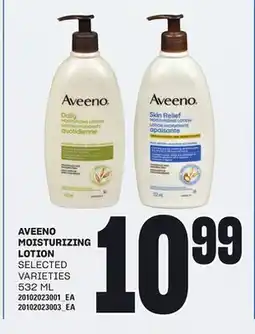 Independent Grocer AVEENO MOISTURIZING LOTION, 532 ML offer
