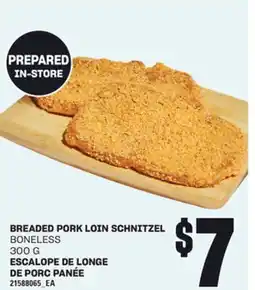Independent Grocer BREADED PORK LOIN SCHNITZEL, 300 G offer