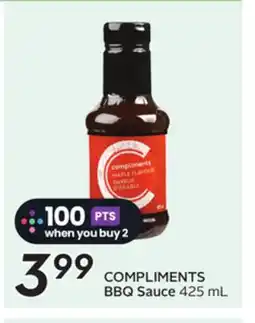 Sobeys COMPLIMENTS BBQ Sauce offer