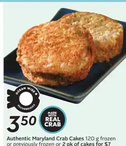 Sobeys Authentic Maryland Crab Cakes offer
