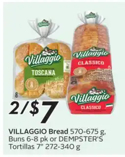 Sobeys VILLAGGIO Bread offer