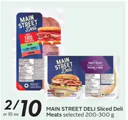 Sobeys MAIN STREET DELI Sliced Deli Meats offer