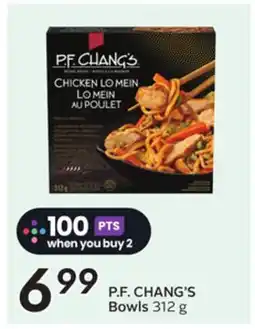 Sobeys P. F. CHANG'S Bowls offer