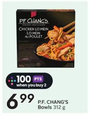Sobeys P. F. CHANG'S Bowls offer