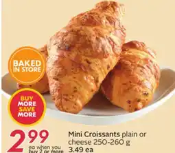 Sobeys Mini Croissants offer