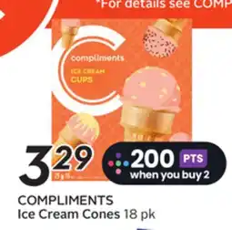 Sobeys COMPLIMENTS Ice Cream Cones offer