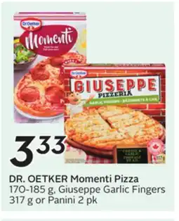 Sobeys DR. OETKER Momenti Pizza offer