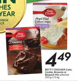 Sobeys BETTY CROCKER Cake, Cookie, Brownie or Bisquick Mix offer
