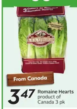 Sobeys Romaine Hearts offer