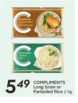 Sobeys COMPLIMENTS Long Grain or Parboiled Rice offer