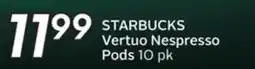 Sobeys STARBUCKS Vertuo Nespresso Pods offer