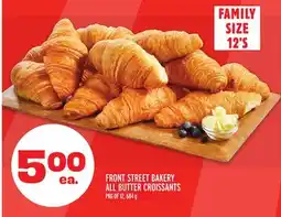 Metro FRONT STREET BAKERY ALL BUTTER CROISSANTS offer
