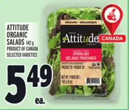 Metro ATTITUDE ORGANIC SALADS offer