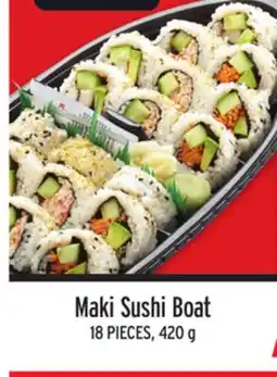Metro MAKI SUSHI BOAT offer