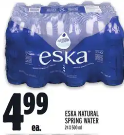 Metro ESKA NATURAL SPRING WATER offer