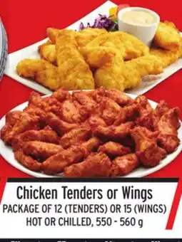 Metro CHICKEN TENDERS OR WINGS offer