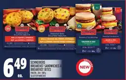 Metro SCHNEIDERS BREAKFAST SANDWICHES & BREAKFAST BITES offer