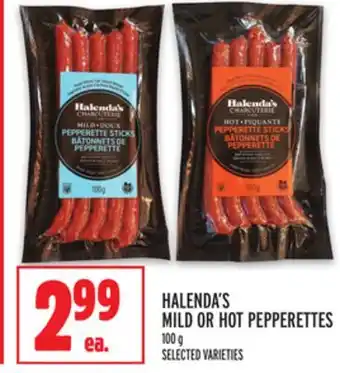 Metro HALENDA'S MILD OR HOT PEPPERETTES offer