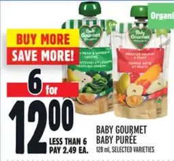 Metro BABY GOURMET BABY PURÉE offer