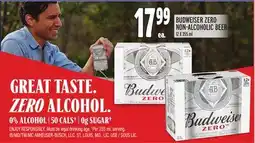 Metro BUDWEISER ZERO NON-ALCOHOLIC BEER offer
