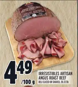 Metro IRRESISTIBLES ARTISAN ANGUS ROAST BEEF offer