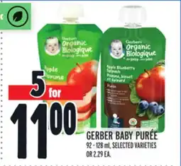Metro GERBER BABY PURÉE offer
