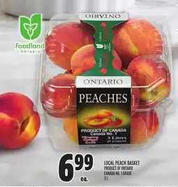 Metro LOCAL PEACH BASKET offer