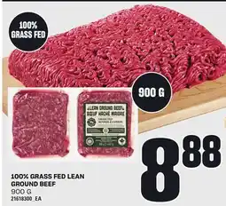 Loblaws 100% GRASS FED LEAN GROUND BEEF, 900 G offer