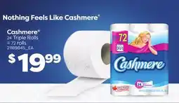 Loblaws CASHMERE 24 TRIPLE ROLLS = 72 ROLLS offer