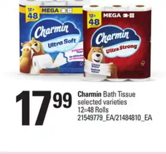 Loblaws CHARMIN BATH TISSUE, 12 = 48 Rolls offer