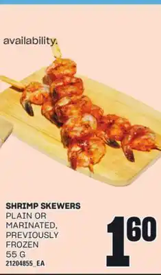 Loblaws SHRIMP SKEWERS, 55 G offer