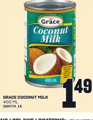 Loblaws GRACE COCONUT MILK, 400 ML offer