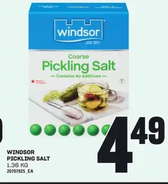 Loblaws WINDSOR PICKLING SALT, 1.36 KG offer