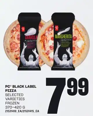 Loblaws PC BLACK LABEL PIZZA,370-420 G offer