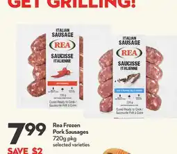 Longo's Rea Frozen Pork Sausages offer