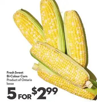 Longo's Fresh Sweet Bi-Colour Corn offer