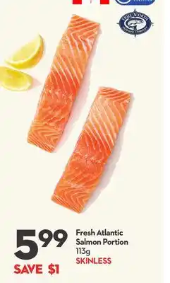 Longo's Fresh Atlantic Salmon Portion offer