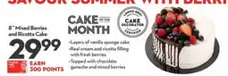 Longo's Mixed Berries and Ricotta Cake offer