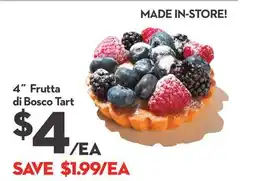 Longo's 4˝ Frutta di Bosco Tart offer