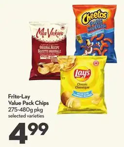 Longo's Frito-Lay Value Pack Chips offer