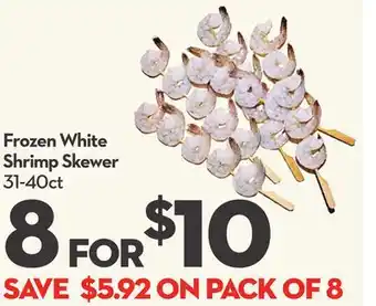 Longo's Frozen White Shrimp Skewer offer