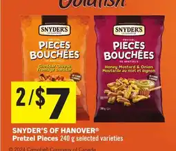 Foodland SNYDER'S OF HANOVER Pretzel Pieces offer