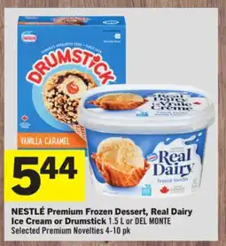 Foodland NESTLÉ Premium Frozen Dessert, Real Dairy Ice Cream or Drumstick offer