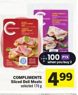 Foodland COMPLIMENTS Sliced Deli Meats offer